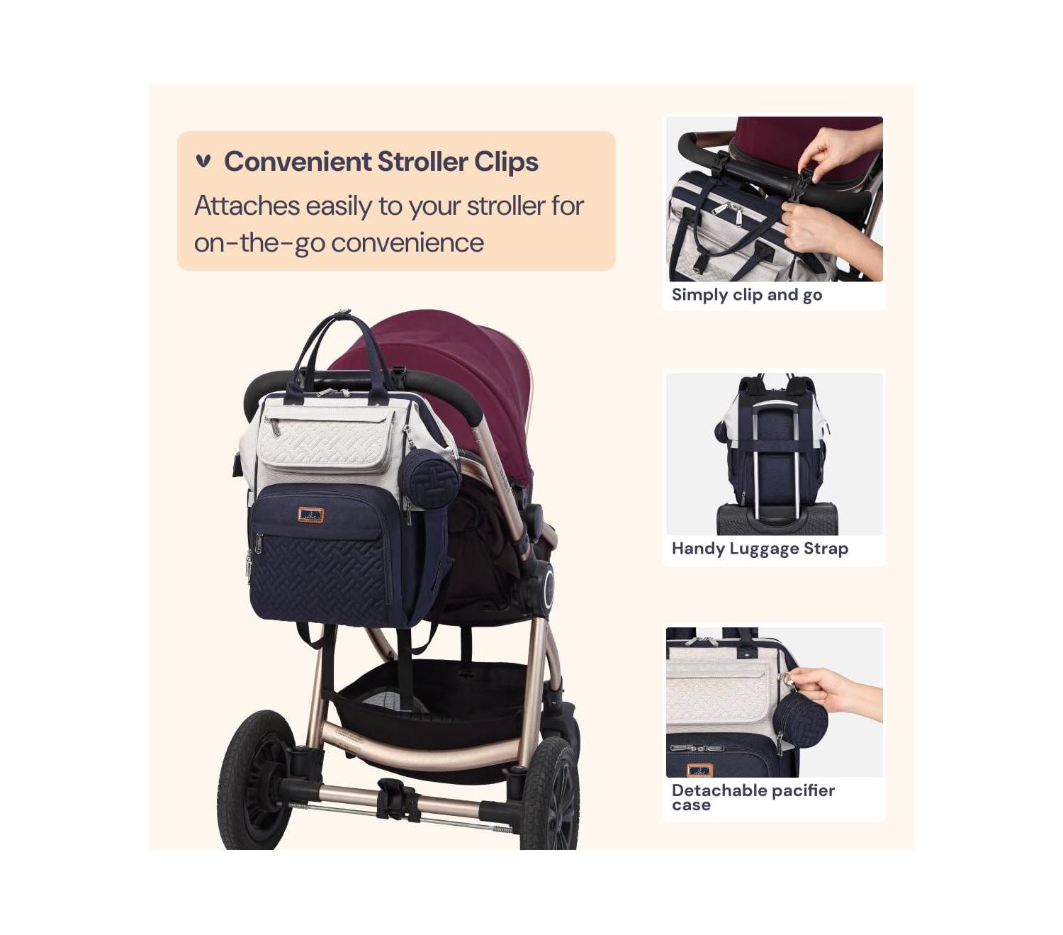 Kids Diaper Bag Backpack Ultimate Bag Versatile Diaper Bag for Modern Parents