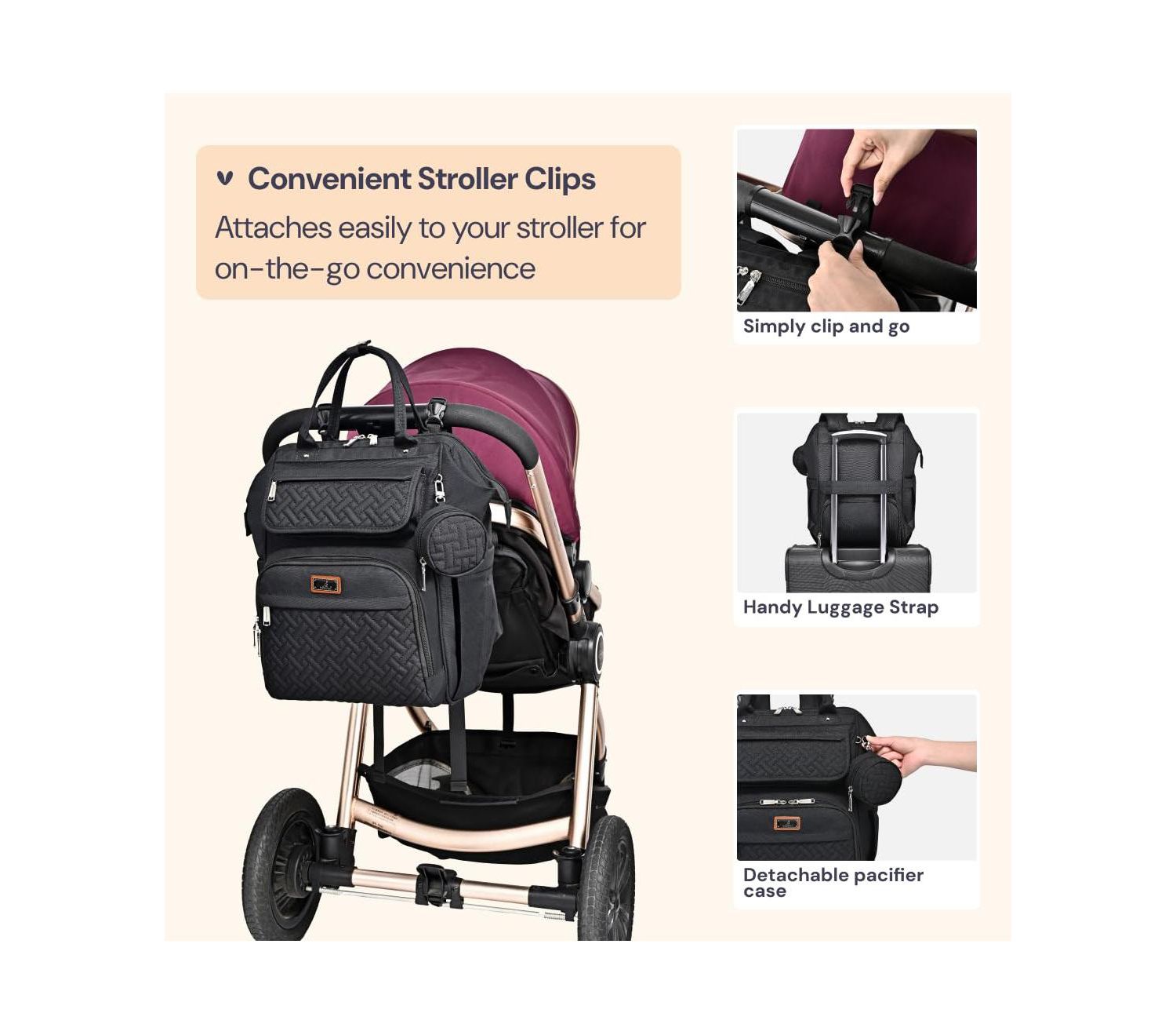 Kids Diaper Bag Backpack Ultimate Bag Versatile Diaper Bag for Modern Parents