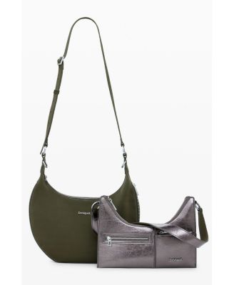 Women's Medium detachable two-tone bag