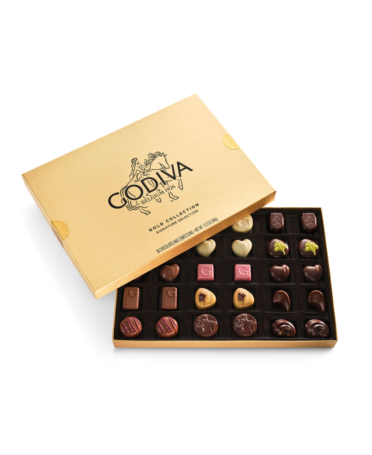 Godiva Assorted Chocolate Gold Gift Box, 30 Pieces