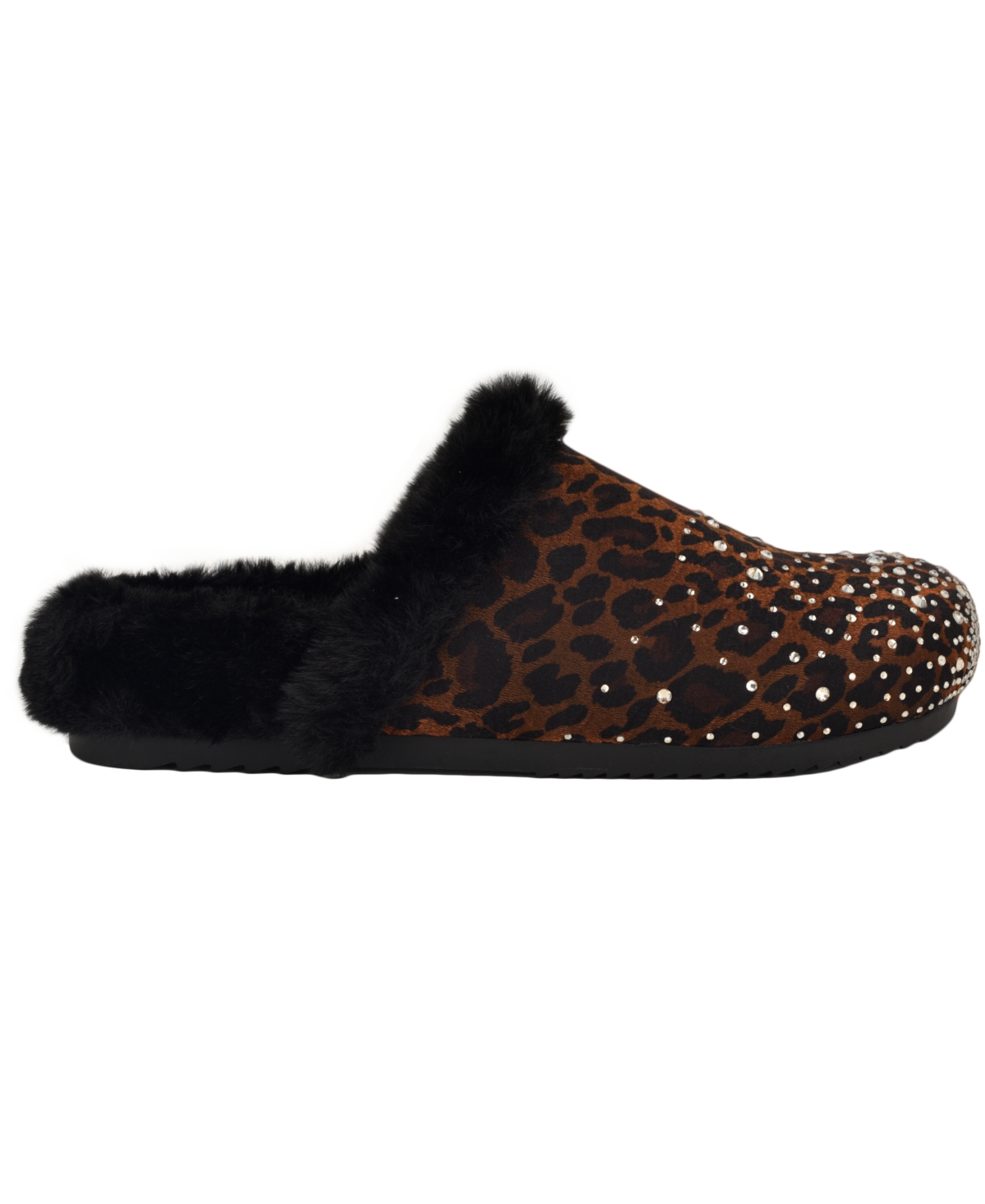 Guess Women's Gascona Embellished Cozy Slip-on Logo Clogs In Black