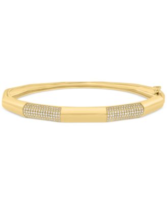 EFFY&reg; Diamond Pav&eacute; Cluster Bangle Bracelet (5/8 ct. t.w.) in 14k Gold