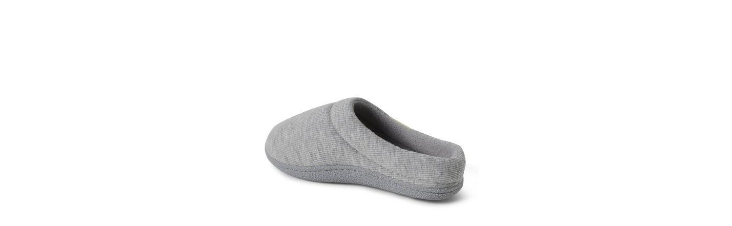 Women's Lacey Rib Knit House Shoe Clog Slipper