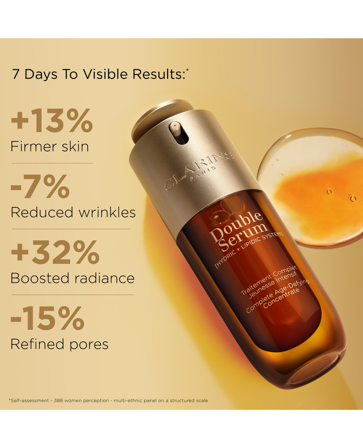Clarins 4-pc. Double Serum & Super Restorative Skincare Set In Transparent