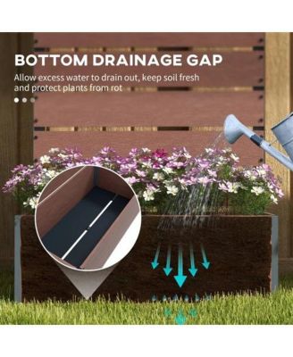 Modern Farmhouse Bathroom Floor Cabinet with 2 Drawers and Shelf in Wood Finish