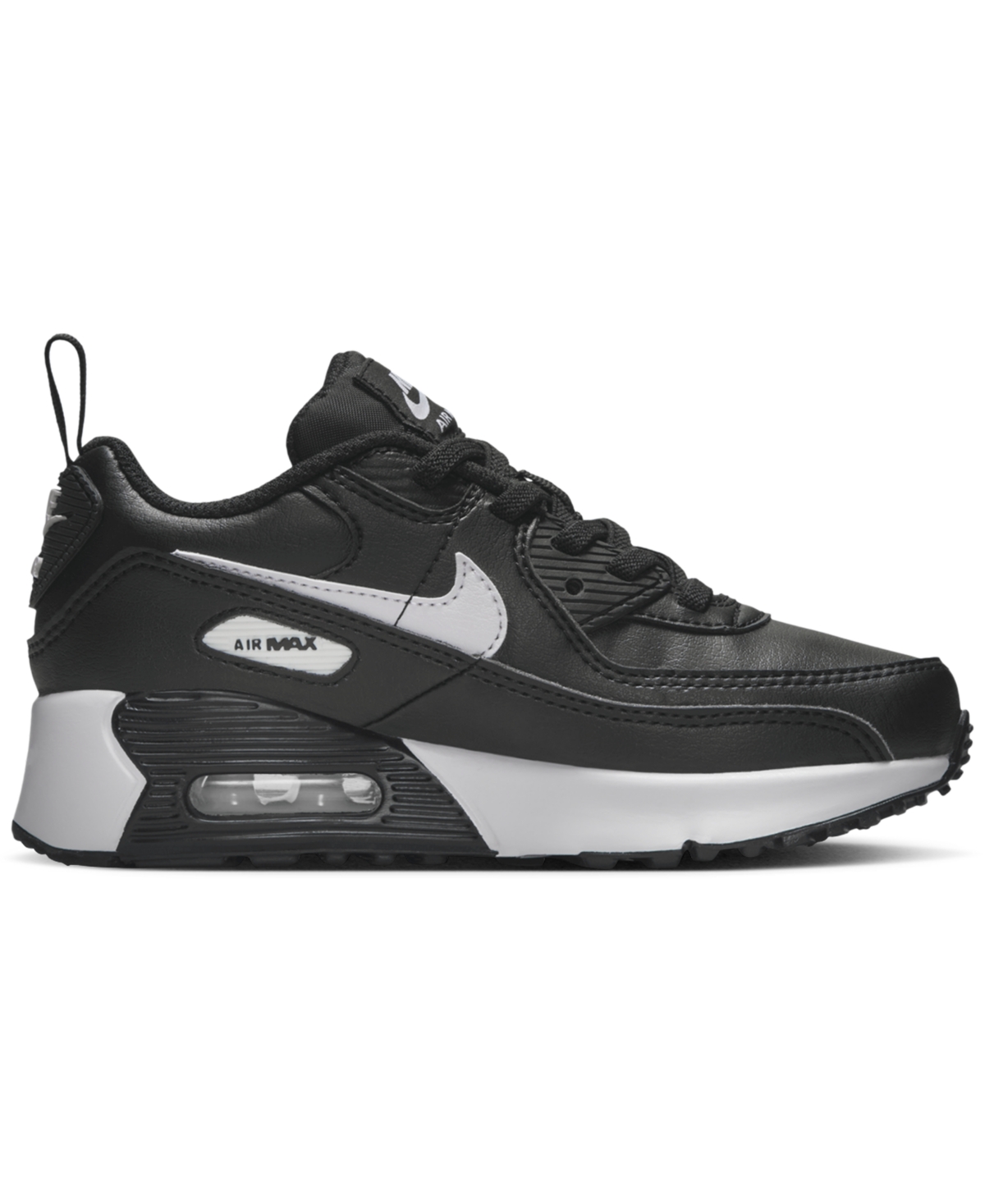 Nike Little Kids Air Max 90 Easy On Casual Sneakers From Finish Line In Black