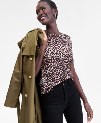 Women's Animal-Print Sweater, Macy's Exclusive