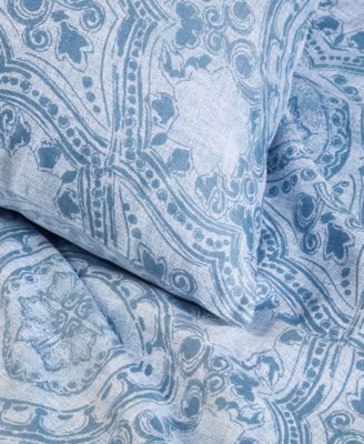 Lyra Medallion 3-Pc. Duvet Cover Set, Full/Queen, Macy’s Exclusive