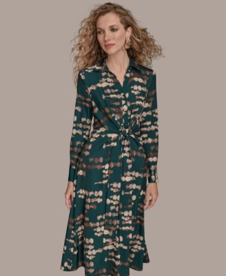 Women's Satin A-Line Midi Dress