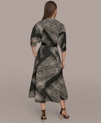 Women's Floral Shirt Dress