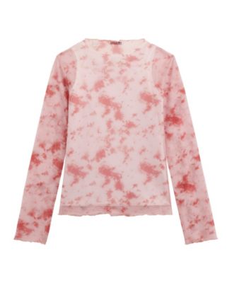 Big Girls' Printed Long Sleeve Top