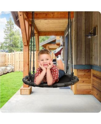 Fabric Spinner Swing 24 inch diameter black