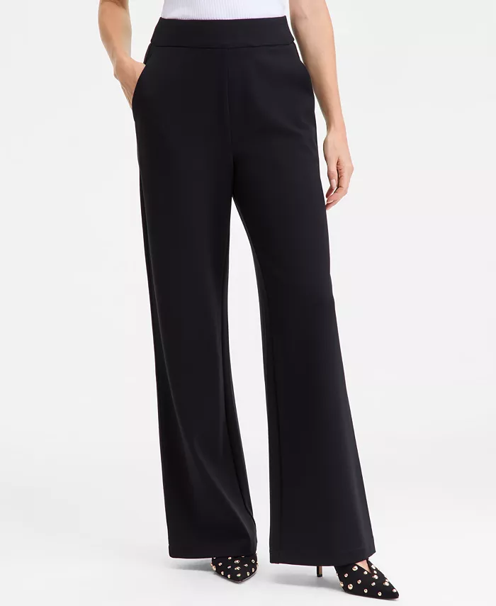 Women's Wide-Leg Ponte Pants
