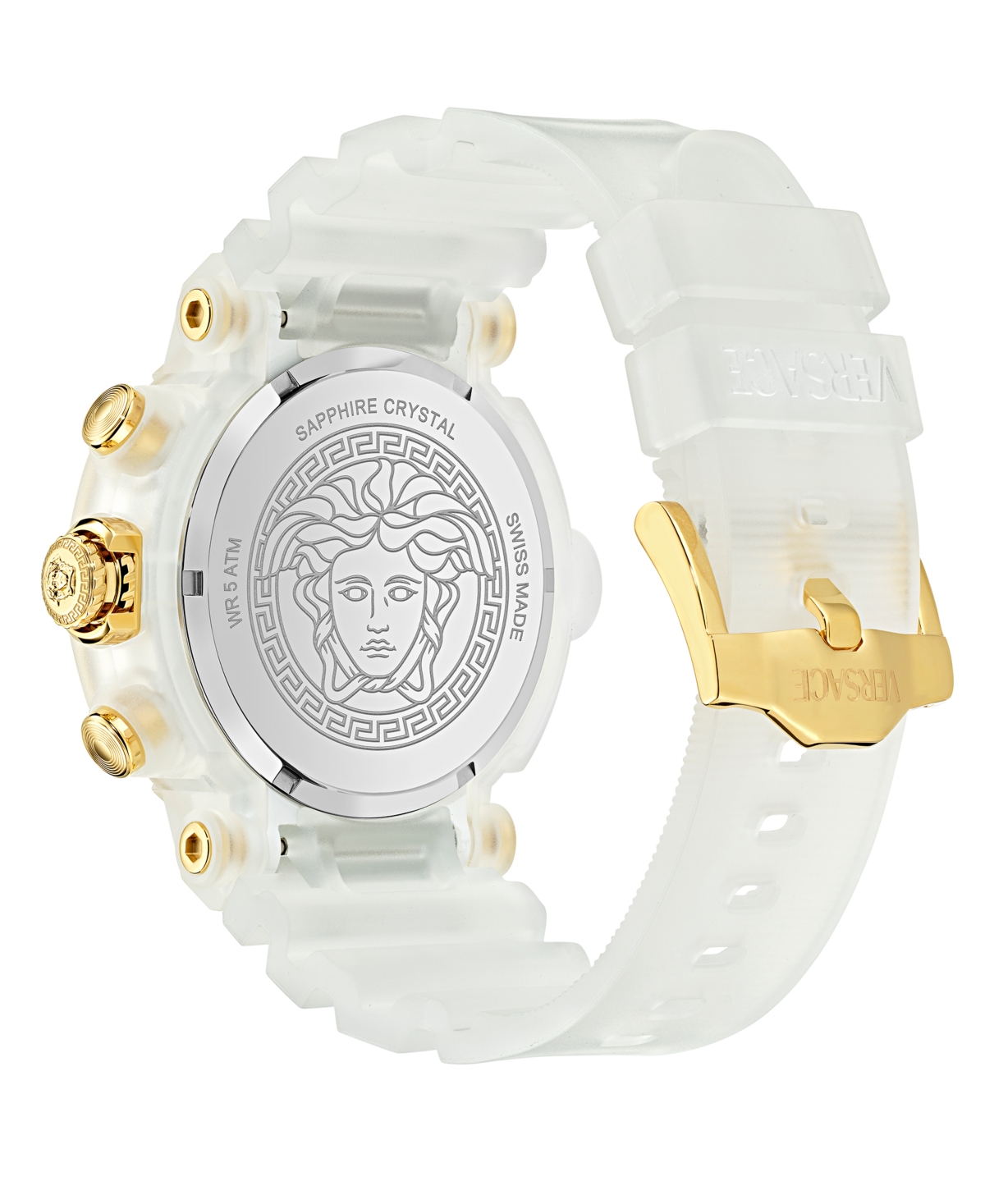 Versace V-real Active Chrono 45mm In White