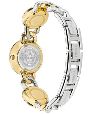 Women's Swiss La Greca Stud Icon Two-Tone Link Bracelet Watch 28mm