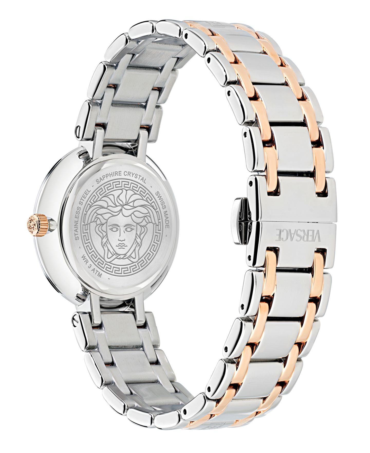 Женские часы Versace Swiss Antlia Two-Tone Bracelet Watch 34mm — фото 3