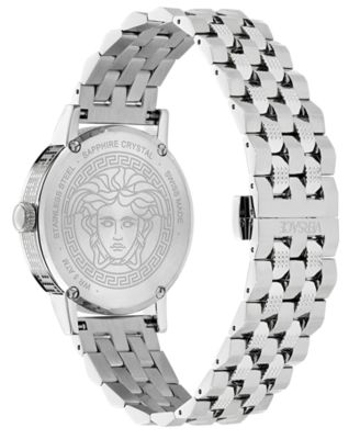 Men's Swiss Albireo Stainless Steel Bracelet Watch 40mm