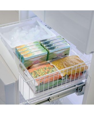 mDesign Divided Storage Bin for Fridge or Pantry, Set of 6, Clear, Made in USA