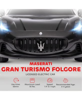 12V Kids Electric Car Licensed with Auxiliary Wheel, Remote,