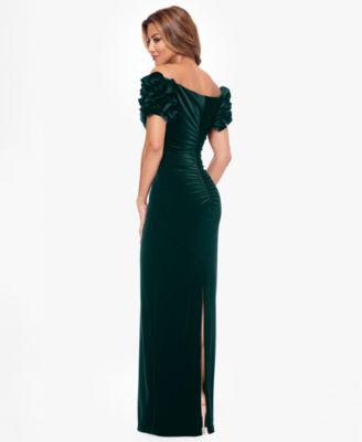 Women's Petite Sleeveless Ball Gown