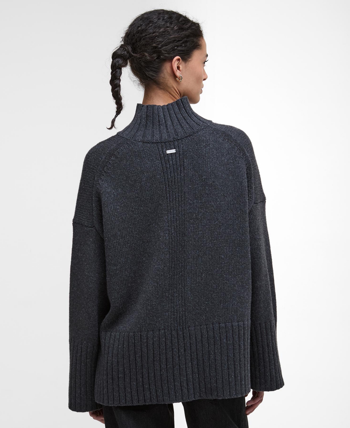 Barbour Women's Drop Shoulder Jumper In Gray