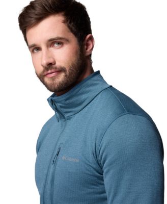 Men's Essential Hike Grid Fleece Full Zip Jacket