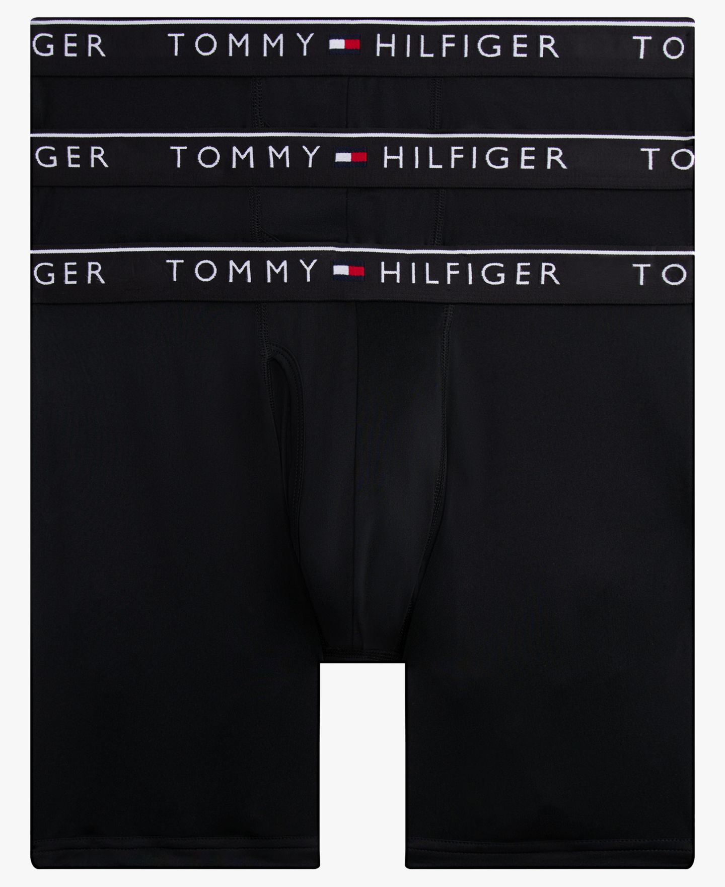 Трусы-боксеры Micro для мужчин, 3 шт. — Tommy Hilfiger, цвет: Чёрный — фото 1
