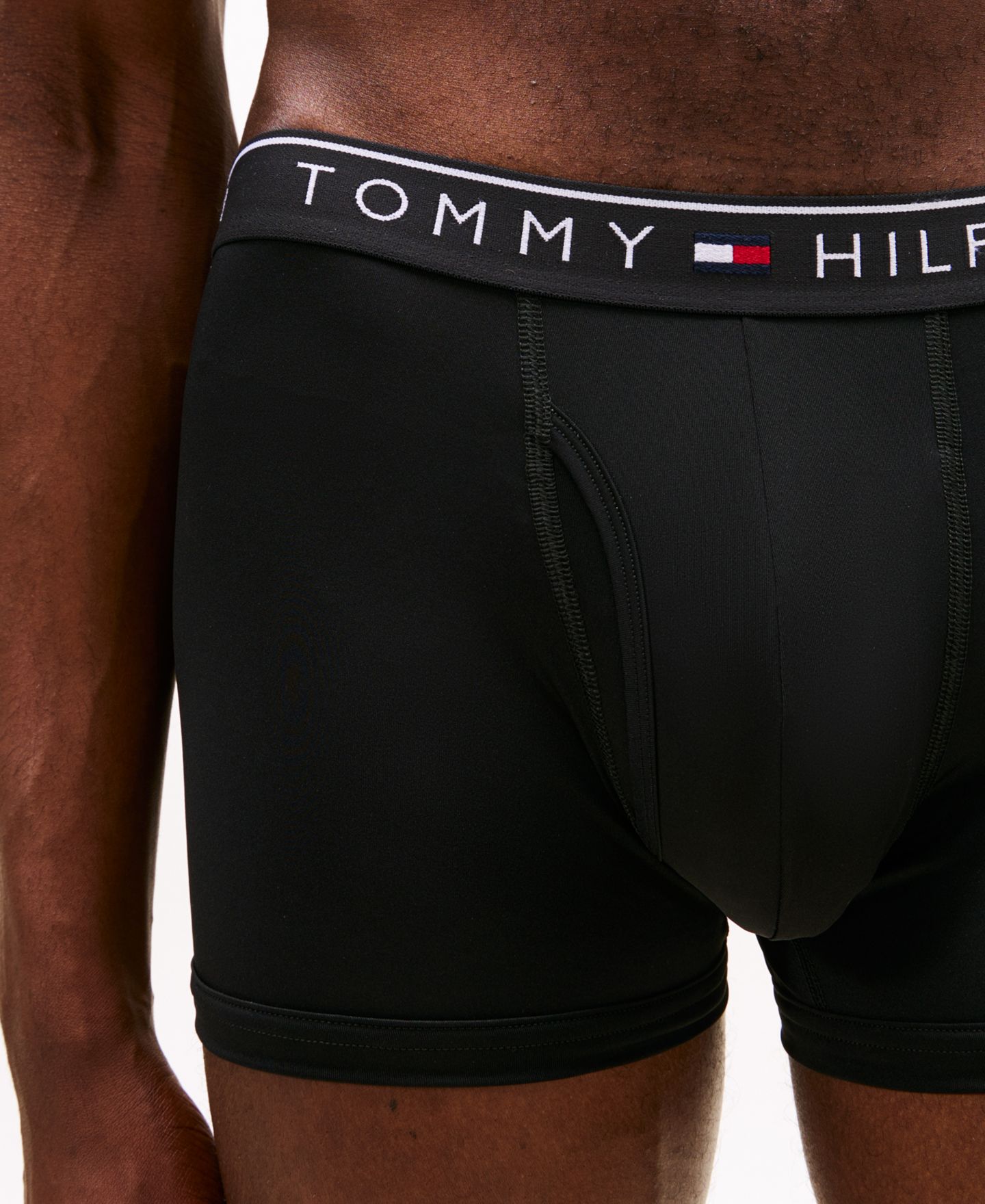 Комплект белья Moisture-Wicking для мужчин, 3 шт. — Tommy Hilfiger, цвет: Чёрный — фото 4