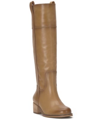 Women's Hybiscus Knee-High Wide Calf Riding Boots