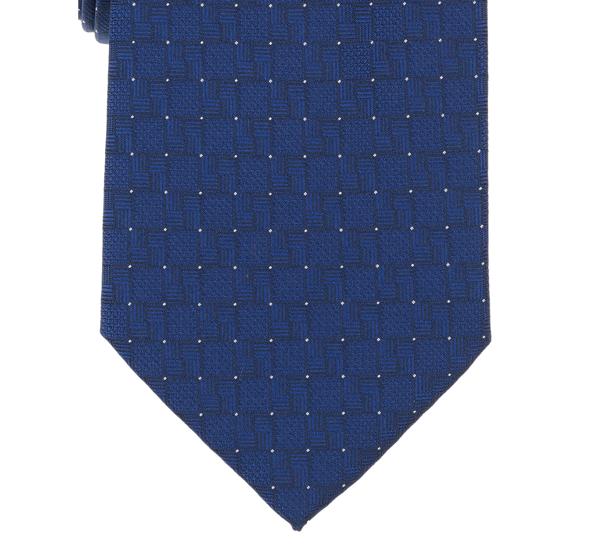 Perry Ellis Portfolio Men's Draughton Geo-pattern Classic Tie In Blue