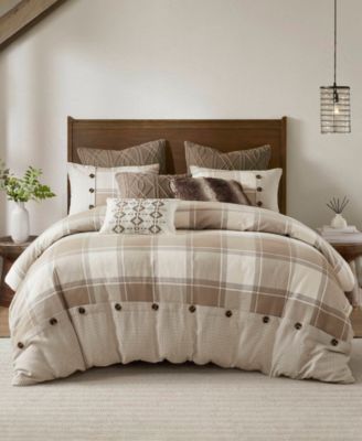 Urban Cabin Jacquard Cotton 9-Pc.Comforter Set, King