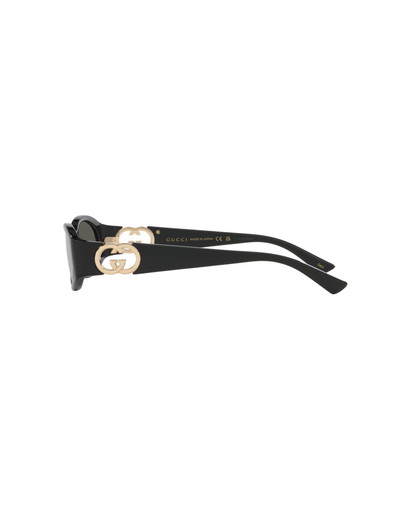 Женские солнцезащитные очки Gucci Sunglasses, GG1660S, цвет: Чёрный — фото 3