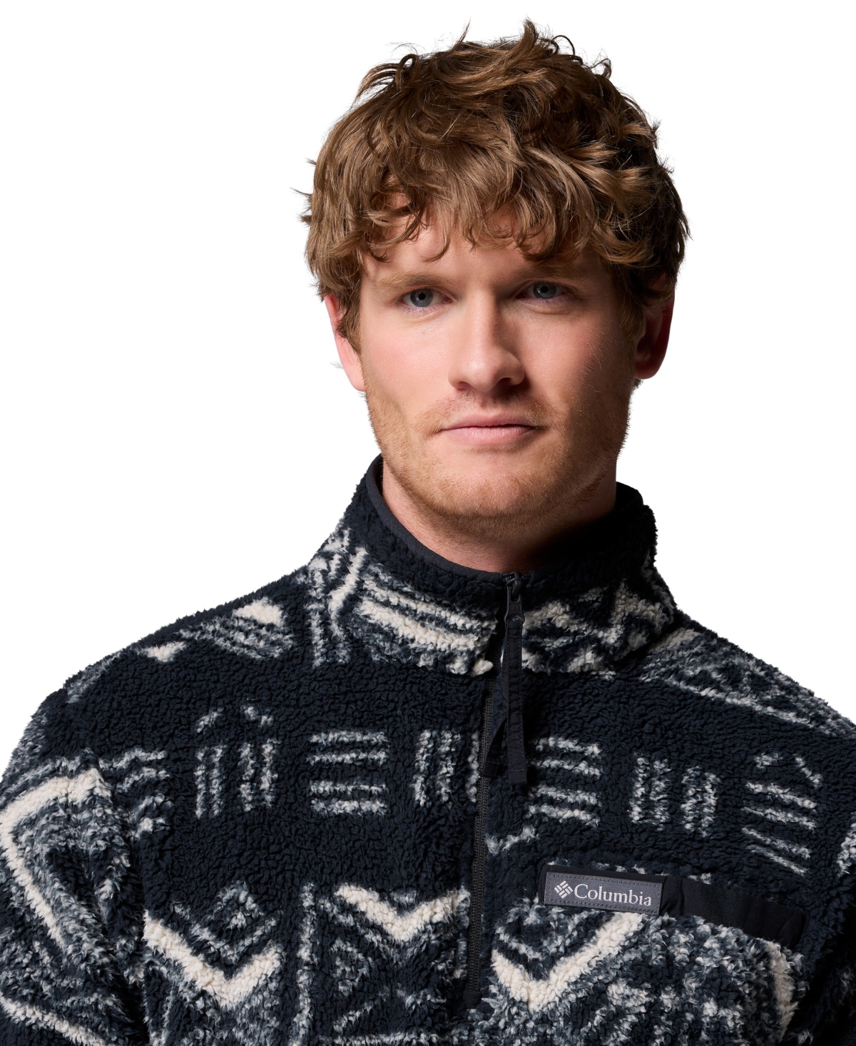 Columbia Men's Rugged Ridge High Pile Half Zip Jacket