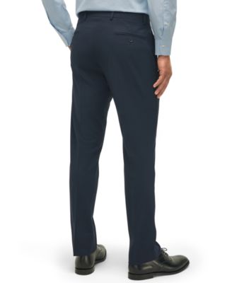 Men's Classic-Fit Stretch Wool Blend Suit Pant