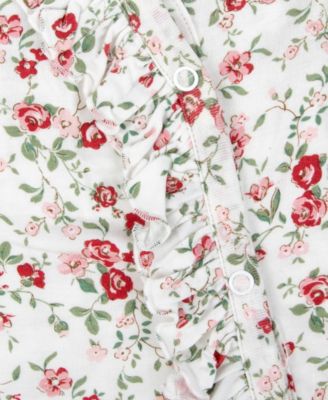 Baby Girls' Floral Layette, 4-Piece Set