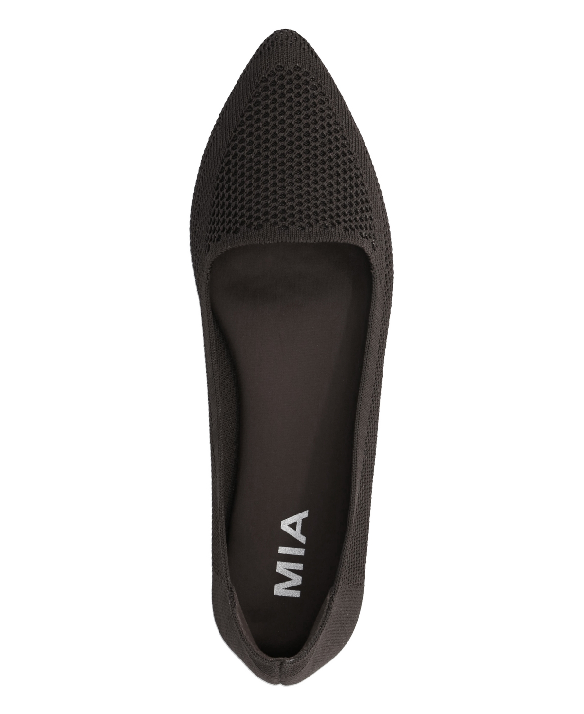 Mia Women's Corrine Ballet Knit Flats In Brown