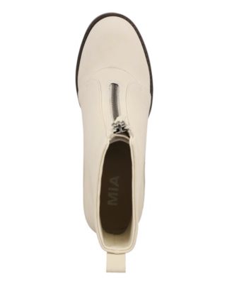 Women's Fabiola Front Zip Stacked Heel Ankle Booties