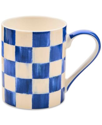 MacKenzie-Childs - Royal Check Porcelain Mug