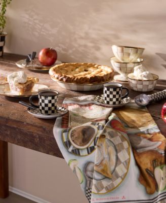 Courtly Check Espresso Cup & Saucer, Service for 2