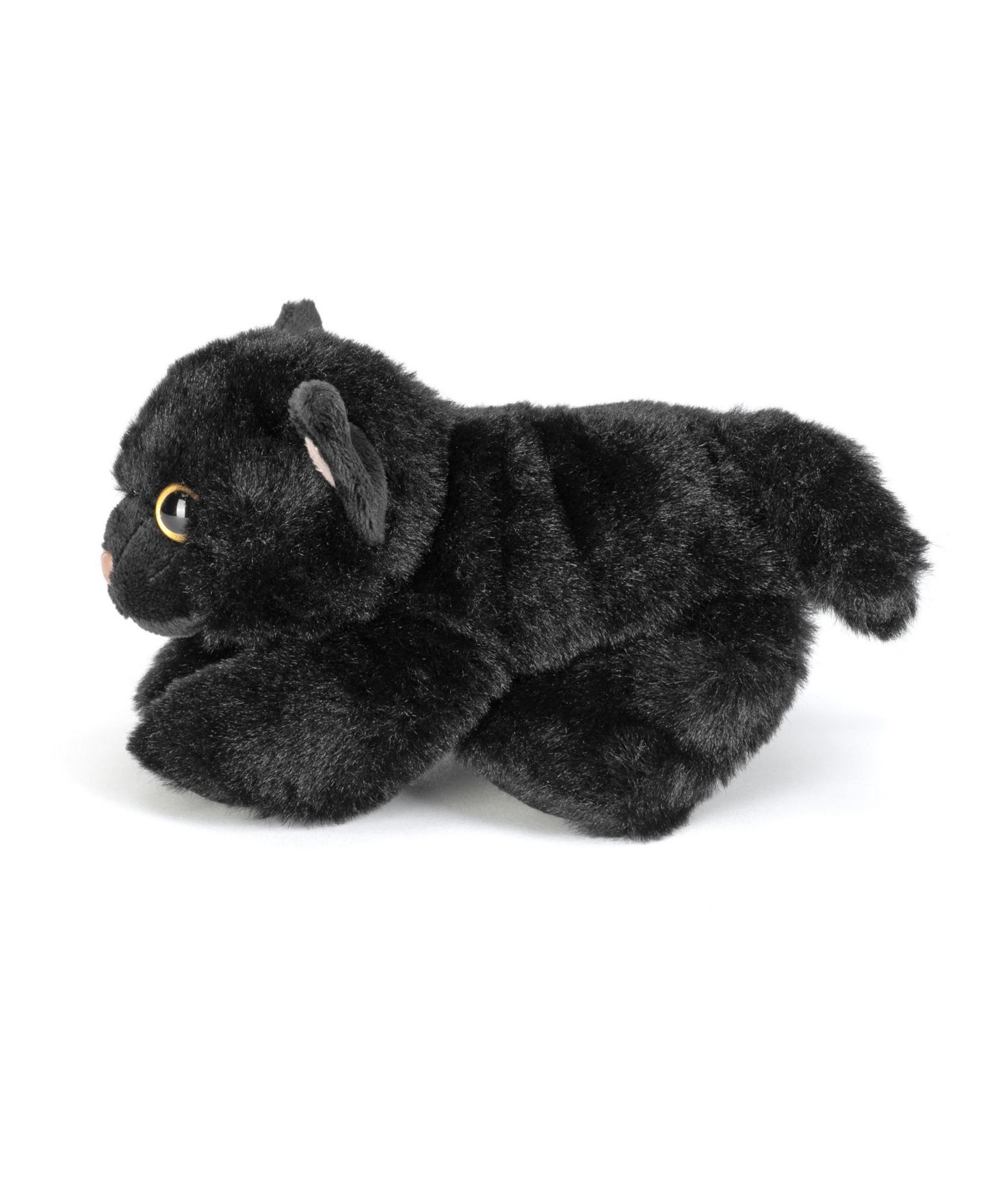 Детская мягкая игрушка Wild Republic Hug'ems Black Cat Stuffed Animal, 7 Inches, цвет: Open Miscellaneous — фото 4