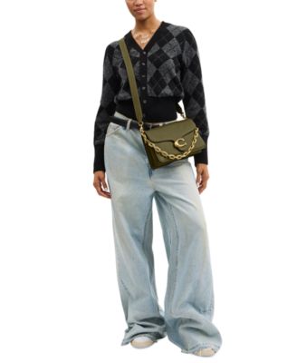 Chain Tabby Medium Leather Shoulder Bag 