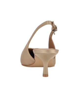 Women's Yannick Embellished Kitten Heel Slingback Pumps