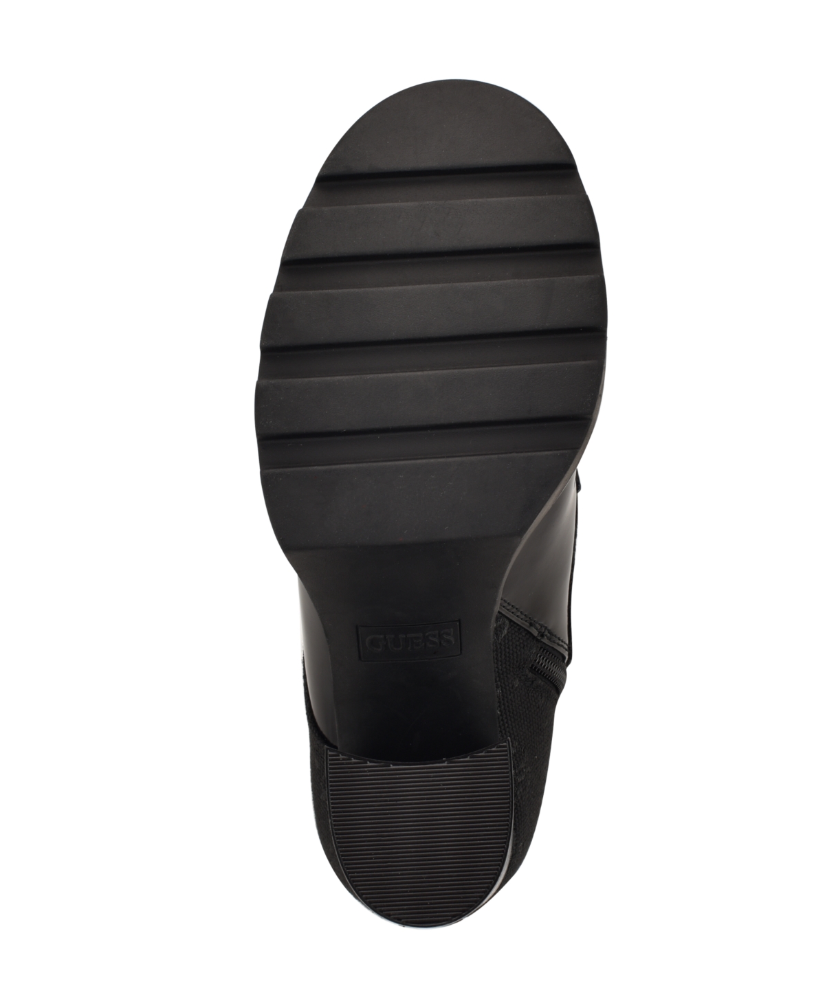 Guess Nellsan Lug Sole Bootie In Black