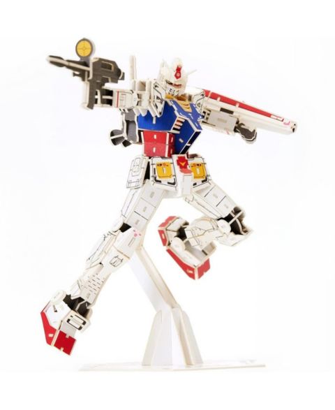 Детские конструкторы Flash Popup Gundam The Origin Rx-78-2 373-Piece Laser-Cut Glue-Free 3D Paper Puzzle, Ages 14+