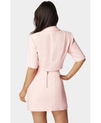 Women's Tailored Tie Detail Mini Skirt