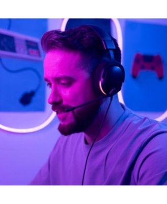 Gaming with 40 mm High-Fidelity Audio, Dual 3.5 mm & USB-A Plugs, RGB Lights, Maximum 100 dB Sensitivity 3304406 Headphones