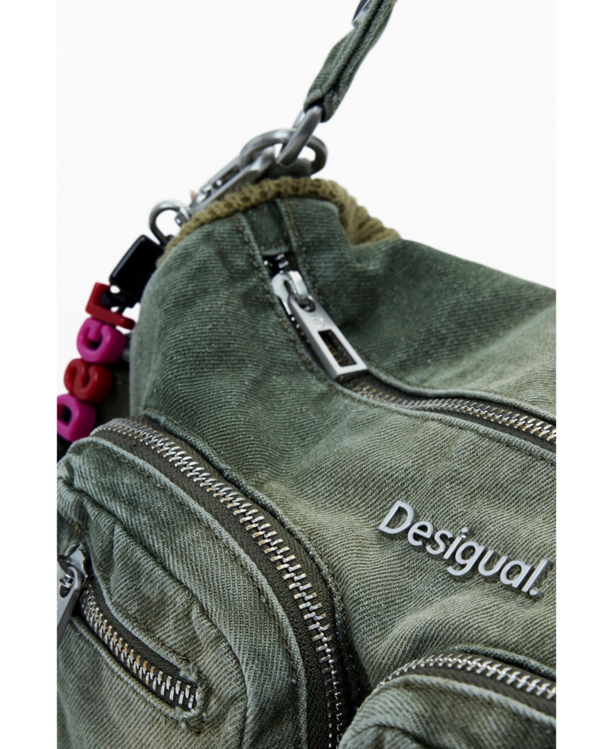 Desigual Women's Medium Multi-pocket Bag In Green