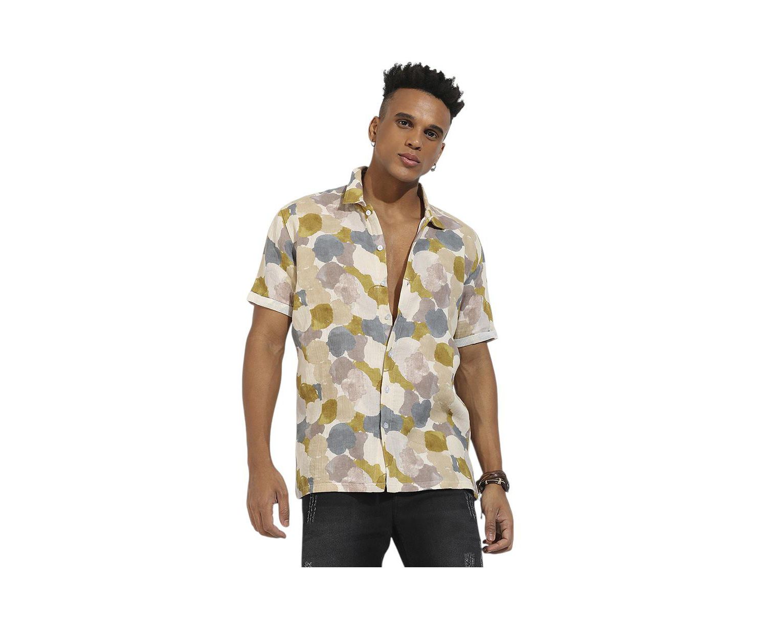 Men's Abstract Print Shirt