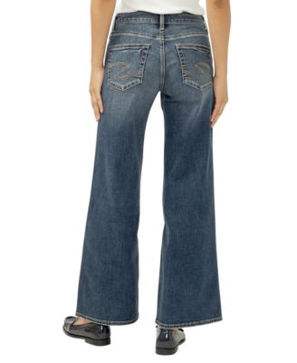 Women's Suki Wide Mid Rise Curvy Fit Jeans