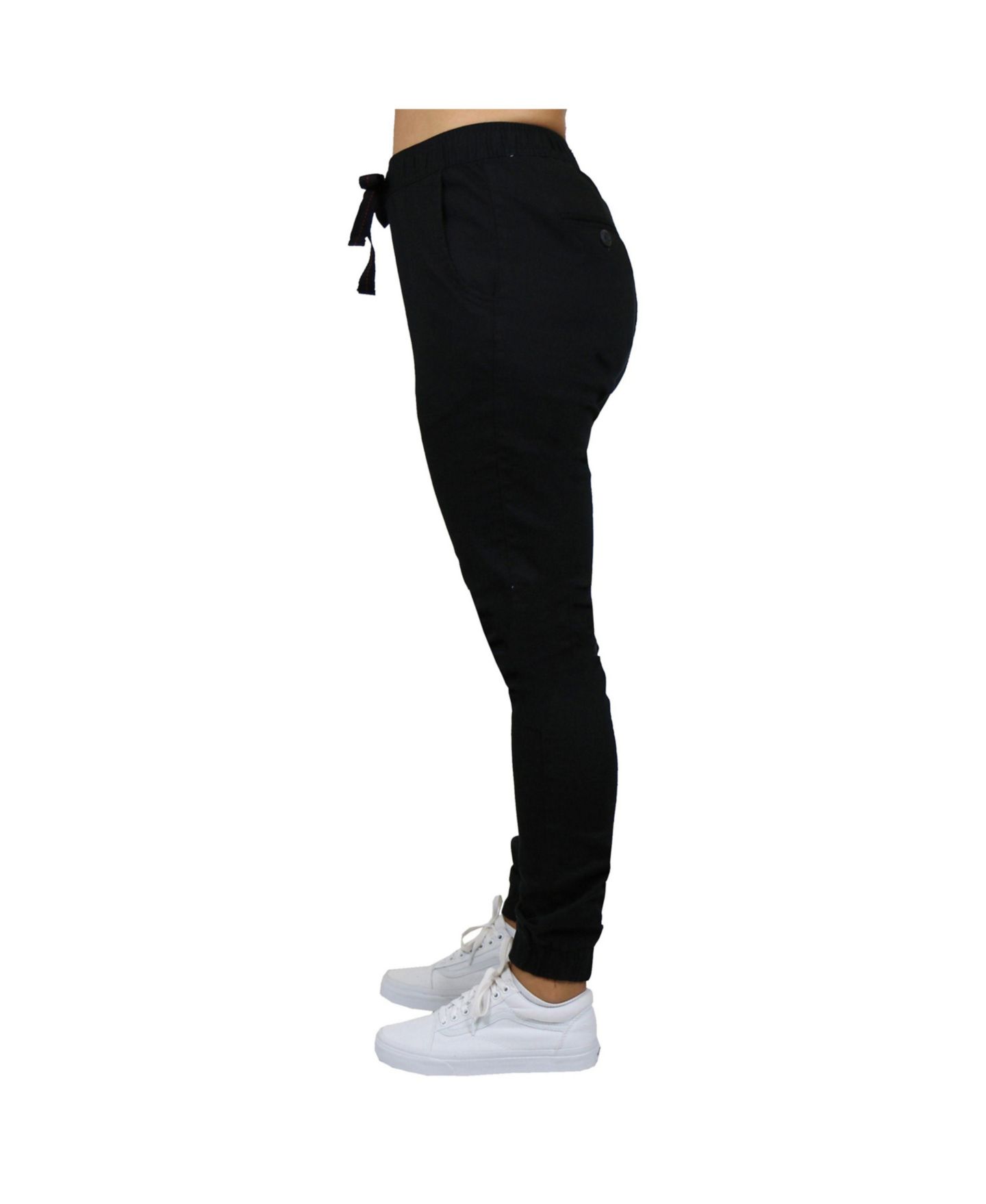 Женские брюки Galaxy By Harvic Loose Fit Basic Stretch Twill, цвет: Чёрный — фото 2